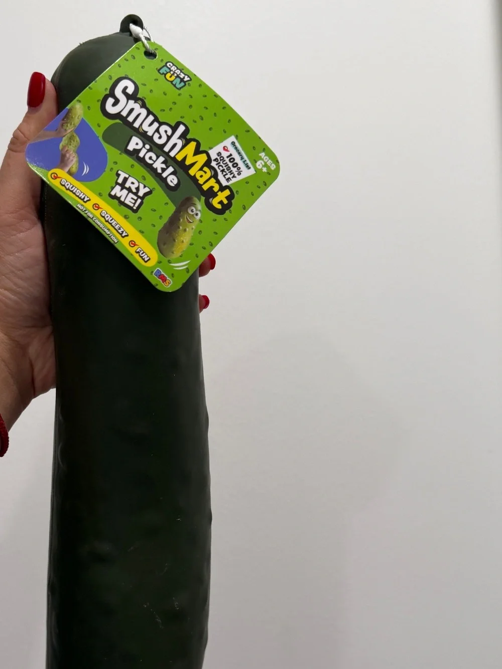 Pickle Plush Toy - Dark Green